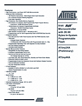DataSheet ATtiny24A pdf